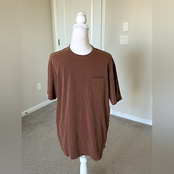 NWT AE77 Brown Short Sleeve T-shirt Size Medium - Picture 1 of 7